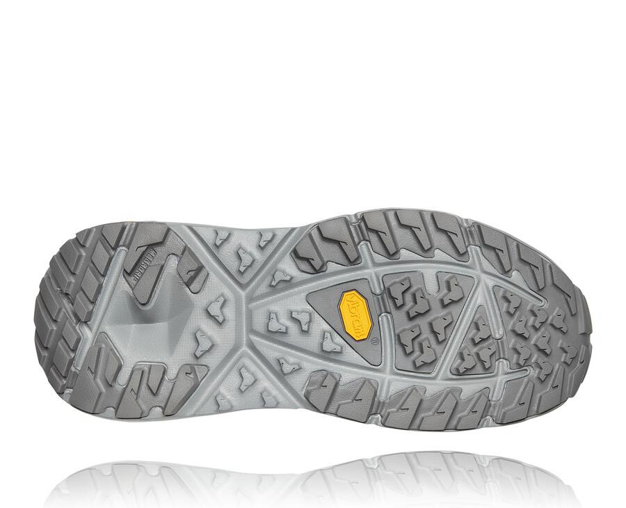 Trail Shoes Mens - Hoka One One Kaha Low GORE-TEX - Grey - BVWYZQR-13